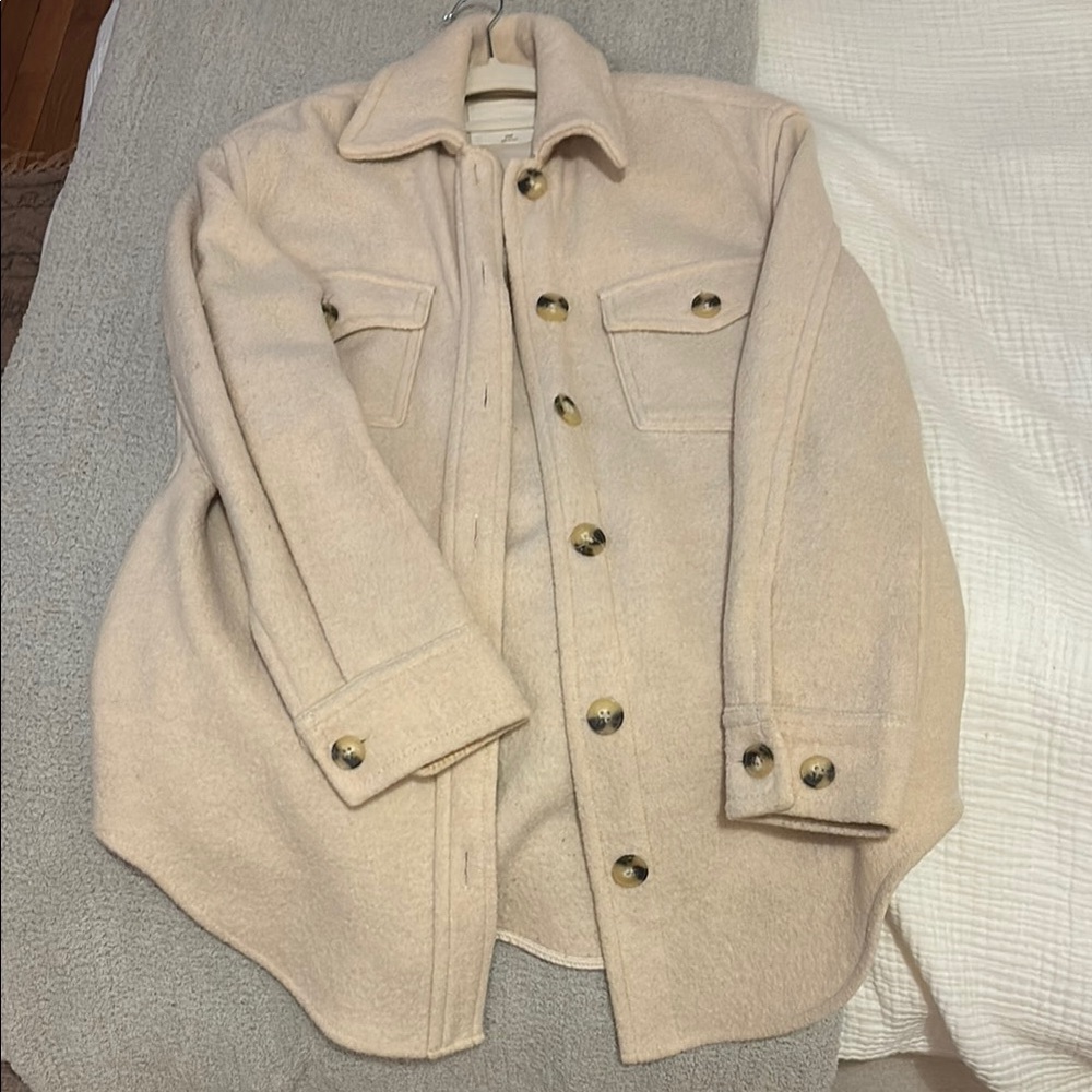 Wilfred Free Cream Textured Jacket